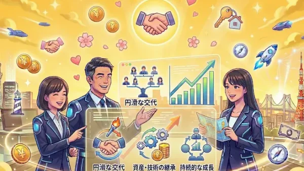事業承継を丁寧にサポートします